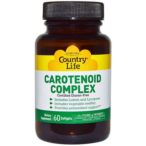 <img alt="Country Life, Carotenoid Complex, 60 Softgels" title="Country Life, Carotenoid Complex, 60 Softgels,015794056010"