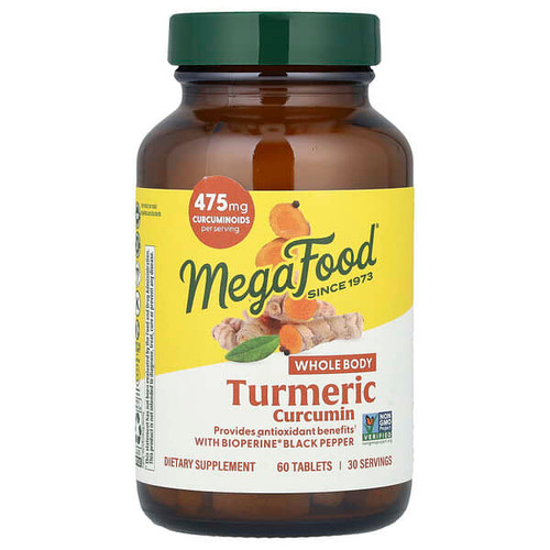 <img alt="MegaFood, Turmeric Curcumin, 60 Tablets" title="MegaFood, Turmeric Curcumin, 60 Tablets,051494100066"