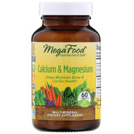 <img alt="MegaFood, Calcium & Magnesium,  60 Tablets" title="MegaFood, Calcium & Magnesium,  60 Tablets,051494102312"