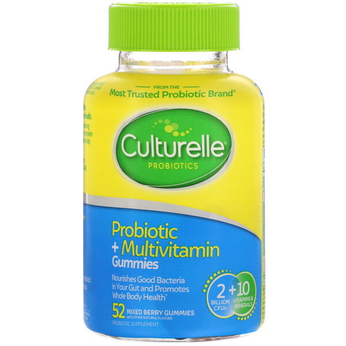 <img alt="Culturelle, Probiotic + Multivitamin Gummies, Mixed Berry, 2 Billion CFUs, 52 Gummies" title="Culturelle, Probiotic + Multivitamin Gummies, Mixed Berry, 2 Billion CFUs, 52 Gummies,049100400952"