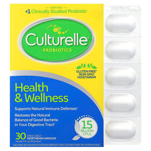 <img alt="Culturelle, Probiotics, Health & Wellness, 50 mg (15 Billion CFUs), 30 Vegetarian Capsules" title="Culturelle, Probiotics, Health & Wellness, 50 mg (15 Billion CFUs), 30 Vegetarian Capsules,049100364049"
