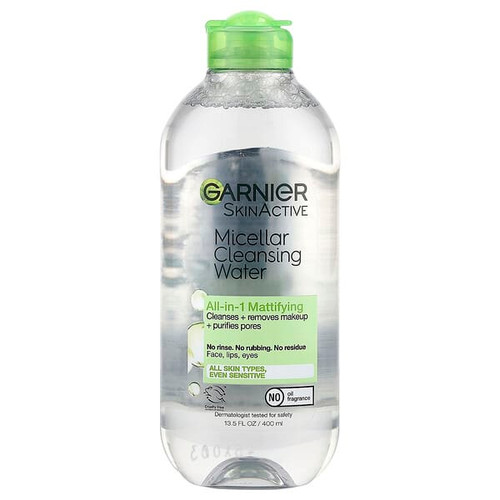 <img alt="Garnier, SkinActive, Micellar Cleansing Water, All-In-1 Mattifying, 13.5 oz (400 ml)" title="Garnier, SkinActive, Micellar Cleansing Water, All-In-1 Mattifying, 13.5 oz (400 ml),603084497058"