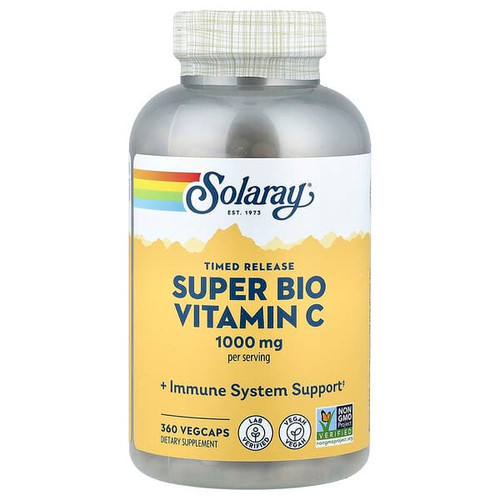 <img alt="Solaray, Super Bio Vitamin C, Timed Release, 360 VegCaps" title="Solaray, Super Bio Vitamin C, Timed Release, 360 VegCaps,076280044621"
