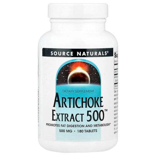 <img alt="Source Naturals, Artichoke Extract 500, 180 Tablets" title="Source Naturals, Artichoke Extract 500, 180 Tablets,021078018124"