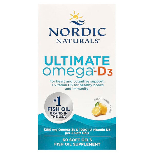 <img alt="Nordic Naturals, Ultimate Omega-D3, Lemon, 60 Soft Gels" title="Nordic Naturals, Ultimate Omega-D3, Lemon, 60 Soft Gels,768990017940"