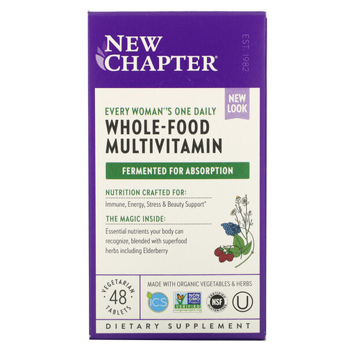 <img alt="New Chapter, Every Womans One Daily Multi, 48 Tablets" title="New Chapter, Every Womans One Daily Multi, 48 Tablets,727783003072"