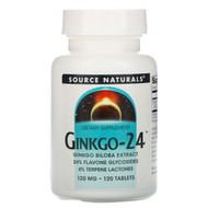 <img alt="Source Naturals, Ginkgo-24, 120 mg, 120 Tablets" title="Source Naturals, Ginkgo-24, 120 mg, 120 Tablets,021078002239"