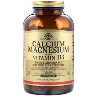 <img alt="Solgar, Calcium Magnesium with Vitamin D3, 300 Tablets" title="Solgar, Calcium Magnesium with Vitamin D3, 300 Tablets,033984005198"