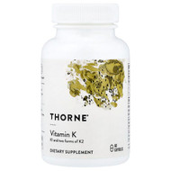<img alt="Thorne, Vitamin K, 60 Capsules" title="Thorne, Vitamin K, 60 Capsules,693749006619"