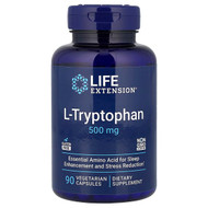 <img alt="Life Extension, L-Tryptophan, 500 mg, 90 Vegetarian Capsules" title="Life Extension, L-Tryptophan, 500 mg, 90 Vegetarian Capsules,737870172291"