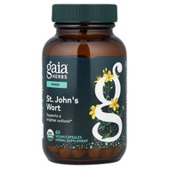 <img alt="Gaia Herbs, St. Johns Wort, 60 Vegan Capsules (333 mg per Capsule)" title="Gaia Herbs, St. Johns Wort, 60 Vegan Capsules (333 mg per Capsule),751063395922"