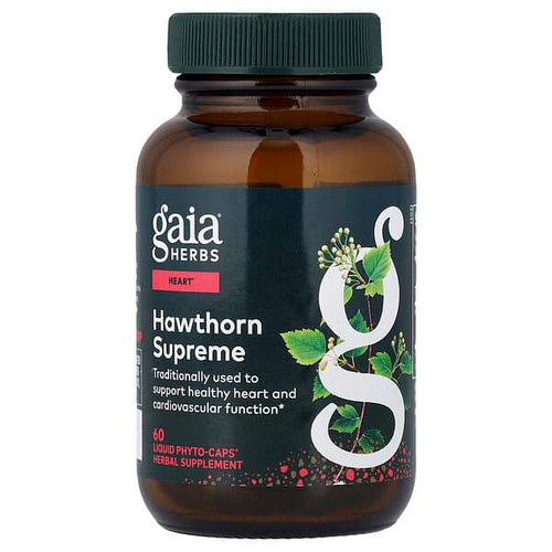 <img alt="Gaia Herbs, Hawthorn Supreme, 60 Vegan Liquid Phyto-Caps" title="Gaia Herbs, Hawthorn Supreme, 60 Vegan Liquid Phyto-Caps,751063400008"