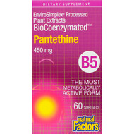 <img alt="Natural Factors, BioCoenzymated, Pantethine, 450 mg, 60 Softgels" title="Natural Factors, BioCoenzymated, Pantethine, 450 mg, 60 Softgels,068958012506"