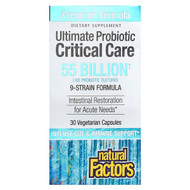 <img alt="Natural Factors, Ultimate Probiotic, Critical Care, 55 Billion CFU, 30 Vegetarian Capsules" title="Natural Factors, Ultimate Probiotic, Critical Care, 55 Billion CFU, 30 Vegetarian Capsules,068958018171"