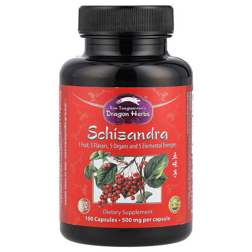 <img alt="Dragon Herbs, Schizandra, 500 mg, 100 Capsules" title="Dragon Herbs, Schizandra, 500 mg, 100 Capsules,679372005489"