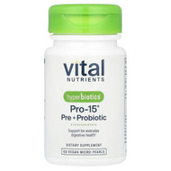 <img alt="Vital Nutrients, Hyperbiotics, Pro-15, Pre + Probiotic, 60  Vegan Micro-Pearls" title="Vital Nutrients, Hyperbiotics, Pro-15, Pre + Probiotic, 60  Vegan Micro-Pearls,9506000058504"
