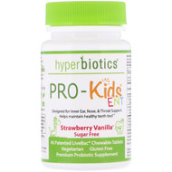 <img alt="Hyperbiotics, PRO-Kids ENT, Strawberry Vanilla, Sugar Free, 45 Patented LiveBac Chewable Tablets" title="Hyperbiotics, PRO-Kids ENT, Strawberry Vanilla, Sugar Free, 45 Patented LiveBac Chewable Tablets,9506000113715"