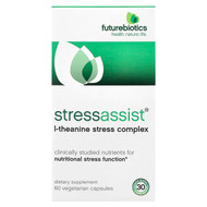 <img alt="Futurebiotics, Stressassist, L-Theanine Stress Complex, 60 Vegetarian Capsules" title="Futurebiotics, Stressassist, L-Theanine Stress Complex, 60 Vegetarian Capsules,049479025077"