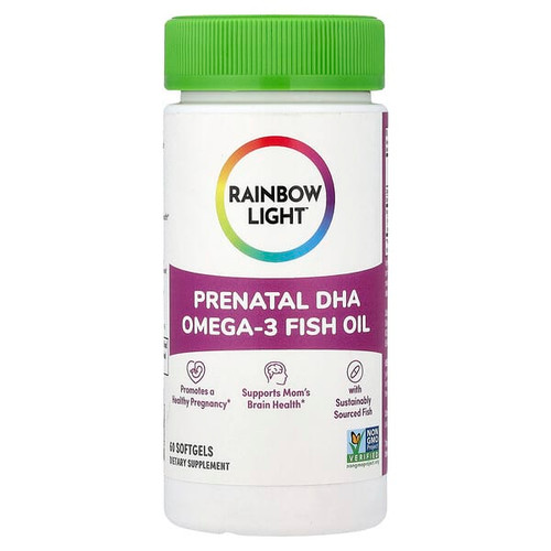 <img alt="Rainbow Light, Prenatal DHA Omega-3 Fish Oil, 60 Softgels" title="Rainbow Light, Prenatal DHA Omega-3 Fish Oil, 60 Softgels,021888113323"