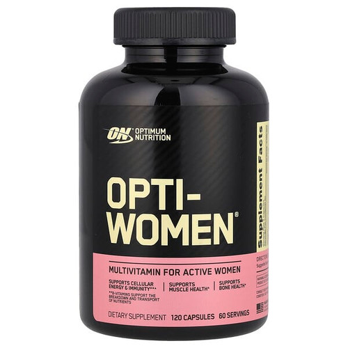 <img alt="Optimum Nutrition, Opti-Women, Multivitamin for Active Women, 120 Capsules" title="Optimum Nutrition, Opti-Women, Multivitamin for Active Women, 120 Capsules,748927024524"