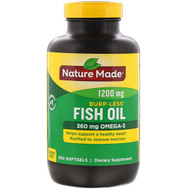 <img alt="Nature Made, Fish Oil, Burp-Less, 1,200 mg, 200 Softgels" title="Nature Made, Fish Oil, Burp-Less, 1,200 mg, 200 Softgels,031604026578"