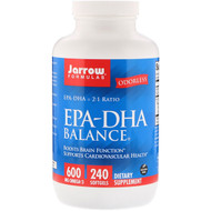 <img alt="Jarrow Formulas, EPA-DHA Balance, 240 Softgels" title="Jarrow Formulas, EPA-DHA Balance, 240 Softgels,790011160397"