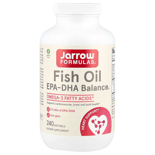 <img alt="Jarrow Formulas, Fish Oil EPA-DHA Balance, 240 Softgels (1,000 mg per Softgel)" title="Jarrow Formulas, Fish Oil EPA-DHA Balance, 240 Softgels (1,000 mg per Softgel),790011160397"