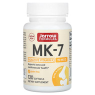 <img alt="Jarrow Formulas, MK-7, 90 mcg, 120 Softgels" title="Jarrow Formulas, MK-7, 90 mcg, 120 Softgels,790011300076"