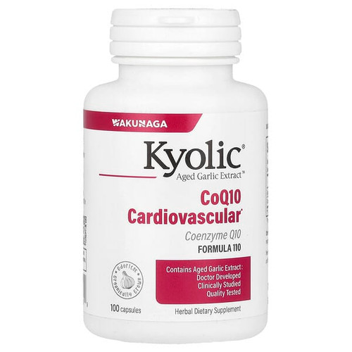 <img alt="Kyolic, Aged Garlic Extract, CoQ10, Cardiocascular, 100 Capsules" title="Kyolic, Aged Garlic Extract, CoQ10, Cardiocascular, 100 Capsules,023542110419"
