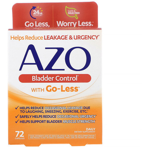 <img alt="Azo, Bladder Control with Go-Less, 72 Capsules" title="Azo, Bladder Control with Go-Less, 72 Capsules,787651760056"