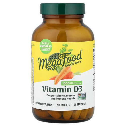 <img alt="MegaFood, Vitamin D3, 90 Tablets" title="MegaFood, Vitamin D3, 90 Tablets,051494101155"