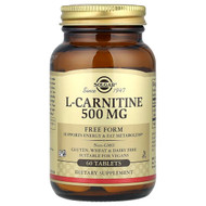 <img alt="Solgar, L-Carnitine, Free Form, 60 Tablets (500 mg per Tablet)" title="Solgar, L-Carnitine, Free Form, 60 Tablets (500 mg per Tablet),033984005716"