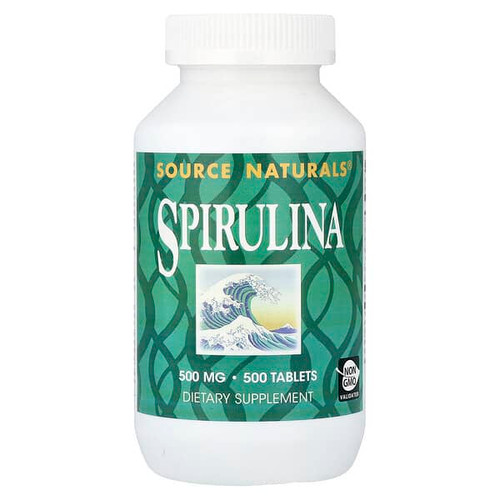 <img alt="Source Naturals, Spirulina, 500 Tablets" title="Source Naturals, Spirulina, 500 Tablets,021078006398"