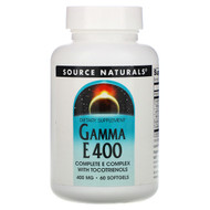 <img alt="Source Naturals, Gamma E 400 Complex, 60 Softgels" title="Source Naturals, Gamma E 400 Complex, 60 Softgels,021078016984"
