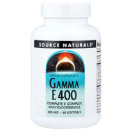 <img alt="Source Naturals, Gamma E 400, Complete E Complex with Tocotrienols, 60 Softgels" title="Source Naturals, Gamma E 400, Complete E Complex with Tocotrienols, 60 Softgels,021078016984"
