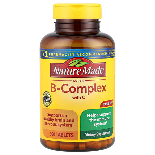 <img alt="Nature Made, Super-B Complex with Vitamin C, 360 Tablets" title="Nature Made, Super-B Complex with Vitamin C, 360 Tablets,031604027292"