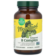 <img alt="MegaFood, Balanced B Complex, 60 Tablets" title="MegaFood, Balanced B Complex, 60 Tablets,051494101681"