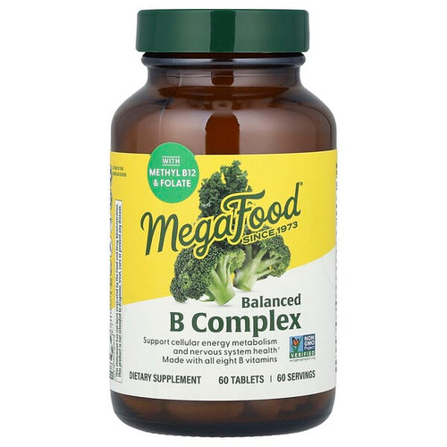<img alt="MegaFood, Balanced B Complex, 60 Tablets" title="MegaFood, Balanced B Complex, 60 Tablets,051494101681"