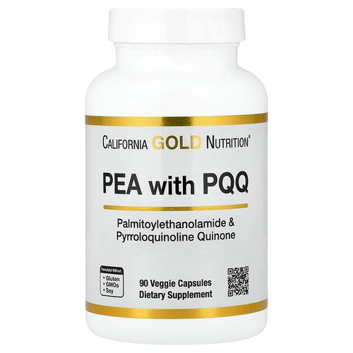 <img alt="California Gold Nutrition, PEA 300 mg + PQQ 10 mg, 90 Veggie Capsules" title="California Gold Nutrition, PEA 300 mg + PQQ 10 mg, 90 Veggie Capsules,898220015924"