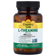 <img alt="Country Life, L-Theanine, 200 mg, 60 Vegan Capsules" title="Country Life, L-Theanine, 200 mg, 60 Vegan Capsules,015794014126"