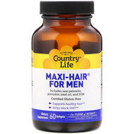<img alt="Country Life, Maxi Hair for Men, 60 Softgels" title="Country Life, Maxi Hair for Men, 60 Softgels,015794050476"