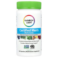 <img alt="Rainbow Light, Certified Mens Multivitamin, 120 Capsules" title="Rainbow Light, Certified Mens Multivitamin, 120 Capsules,021888800117"