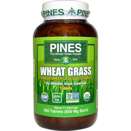 <img alt="Pines International, Organic, Wheat Grass, 500 mg, 500 Tablets" title="Pines International, Organic, Wheat Grass, 500 mg, 500 Tablets,043952000032"