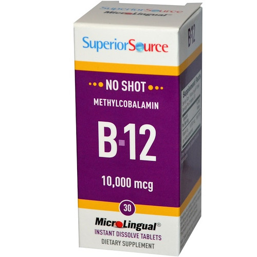 <img alt="Superior Source, Methylcobalamin B-12, 10,000 mcg, 30 MicroLingual Instant Dissolve Tablets" title="Superior Source, Methylcobalamin B-12, 10,000 mcg, 30 MicroLingual Instant Dissolve Tablets,076635909605"