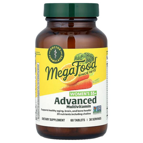 <img alt="MegaFood, Womens 55+ Advanced Multivitamin, 60 Tablets" title="MegaFood, Womens 55+ Advanced Multivitamin, 60 Tablets,051494102718"