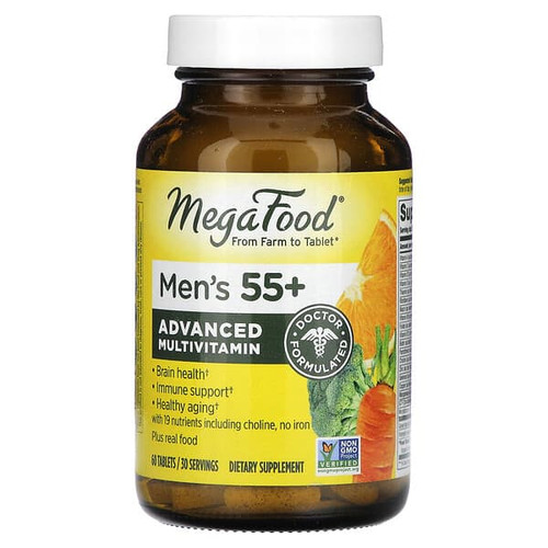 <img alt="MegaFood, Mens 55+, Advanced Multivitamin, 60 Tablets" title="MegaFood, Mens 55+, Advanced Multivitamin, 60 Tablets,051494102732"