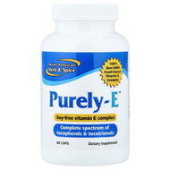 <img alt="North American Herb & Spice, Purely-E, 60 Caps" title="North American Herb & Spice, Purely-E, 60 Caps,635824002734"