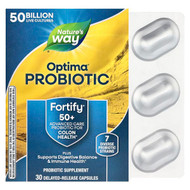 <img alt="Natures Way, Optima Probiotic, Fortify 50+, 50 Billion CFU, 30 Delayed-Release Capsules" title="Natures Way, Optima Probiotic, Fortify 50+, 50 Billion CFU, 30 Delayed-Release Capsules,033674107621"