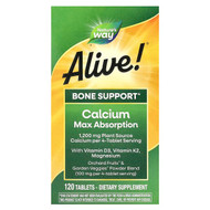 <img alt="Natures Way, Alive Calcium Max Absorption, 120 Tablets" title="Natures Way, Alive Calcium Max Absorption, 120 Tablets,033674158395"