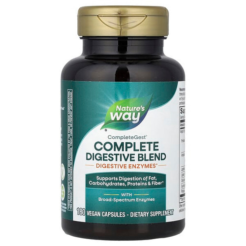 <img alt="Natures Way, CompleteGest, Complete Digestive Blend, 180 Vegan Capsules" title="Natures Way, CompleteGest, Complete Digestive Blend, 180 Vegan Capsules,750856600182"